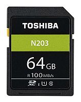 Флеш карта SD 64Gb Class10 Toshiba THN-N203N0640E4 N203