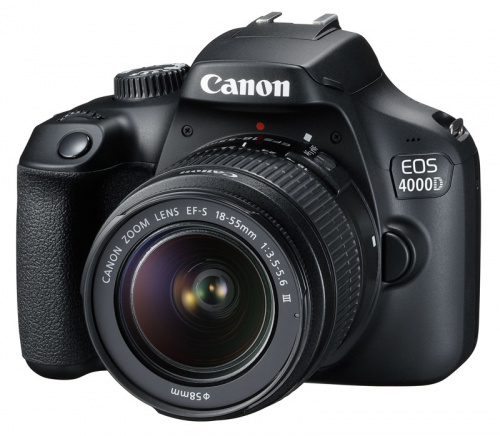 Зеркальный Фотоаппарат Canon EOS 4000D KIT черный 18Mpix 18-55mm f/3.5-5.6 2.7" 1080p Full HD SDXC Li-ion (с объективом) фото 3