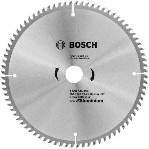 Диск пильный по алюм. Bosch 2608644394 d=254мм d(посад.)=30мм (циркулярные пилы)