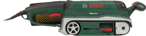 Ленточная шлифовальная машина Bosch PBS 75 A 710Вт шир.ленты 75мм (06032A1020) фото 3