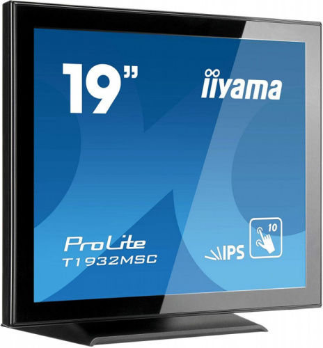 Монитор Iiyama 19" T1932MSC-B5X черный IPS LED 14ms 5:4 HDMI M/M матовая 1000:1 250cd 178гр/178гр 1280x1024 D-Sub DisplayPort HD READY USB Touch 6.9кг фото 3