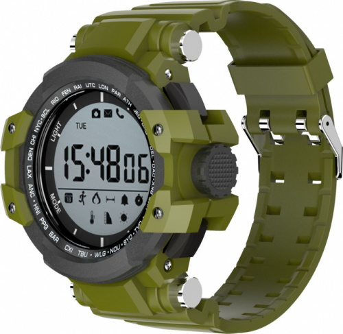 Смарт-часы Jet Sport SW3 51мм 1.2" LCD серый (SW-3 GREEN) фото 6