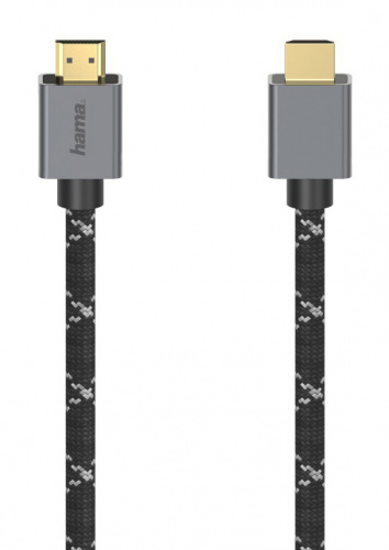 Кабель аудио-видео Hama Ultra High Speed HDMI 8K HDMI (m)/HDMI (m) 2м. позолоч.конт. серый (уп.:1шт) (00200504)