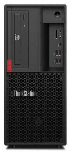 ПК Lenovo ThinkStation P330 MT i7 8700 (3.2)/16Gb/SSD256Gb/P620 2Gb/DVDRW/Windows 10 Professional 64/GbitEth/250W/клавиатура/мышь/черный фото 2