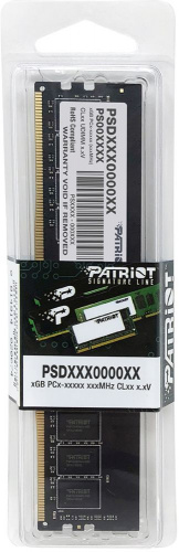 Память DDR4 16GB 2666MHz Patriot PSD416G266681 Signature RTL PC4-21300 CL19 DIMM 288-pin 1.2В single rank Ret фото 5