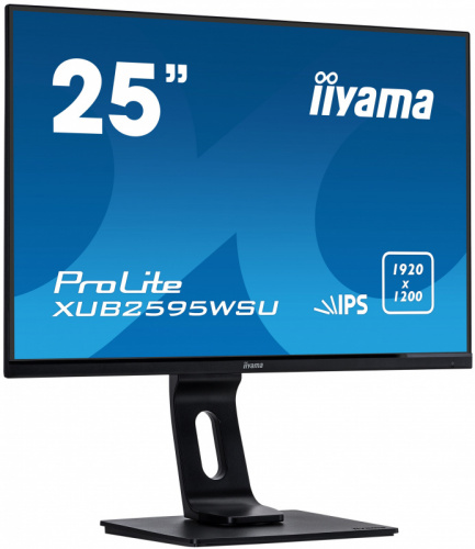 Монитор Iiyama 25" ProLite XUB2595WSU-B1 черный IPS LED 4ms 16:10 HDMI M/M матовая HAS 1000:1 300cd 178гр/178гр 1920x1200 D-Sub DisplayPort FHD USB 5.2кг фото 11
