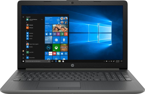 Ноутбук HP 15-da0099ur Core i3 7020U/8Gb/1Tb/nVidia GeForce Mx110 2Gb/15.6"/SVA/HD (1366x768)/Windows 10 64/grey/WiFi/BT/Cam