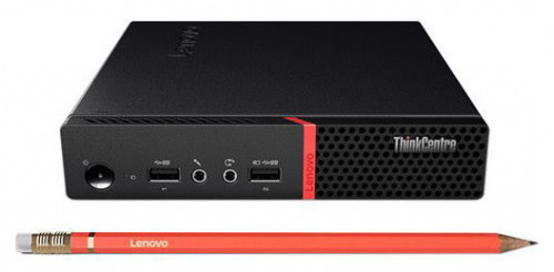 ПК Lenovo ThinkCentre M715q slim A6 Pro 8570E (3)/4Gb/500Gb 7.2k/R5/noOS/GbitEth/клавиатура/мышь/черный фото 8