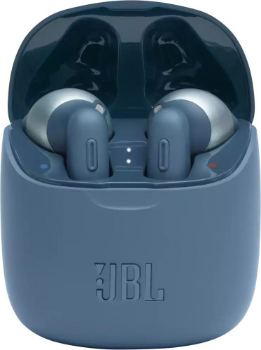 Гарнитура вкладыши JBL Tune 225TWS синий беспроводные bluetooth в ушной раковине (JBLT225TWSBLU) фото 6