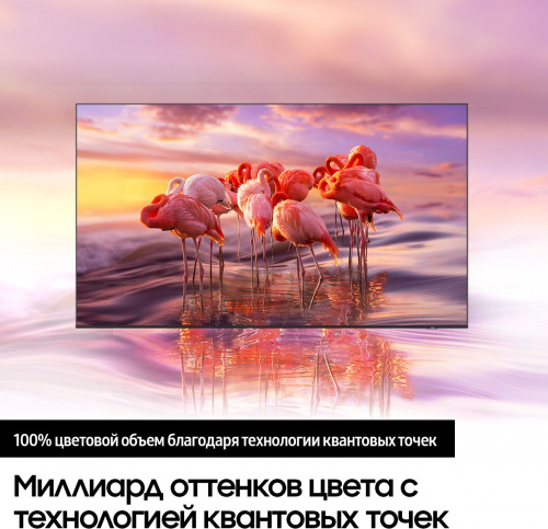 Телевизор QLED Samsung 75" QE75Q60ABUXRU Q черный 4K Ultra HD 60Hz DVB-T2 DVB-C DVB-S2 WiFi Smart TV (RUS) фото 11