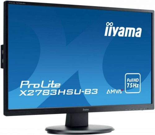 Монитор Iiyama 27" ProLite X2783HSU-B3 черный VA LED 4ms 16:9 HDMI M/M матовая 3000:1 300cd 178гр/178гр 1920x1080 D-Sub DisplayPort FHD USB 4.4кг фото 3