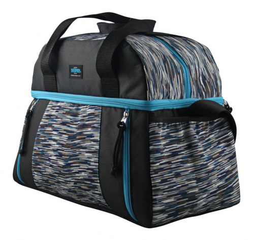Сумка-термос Thermos Studio Fitness duffle bag черный/голубой (538710) фото 2