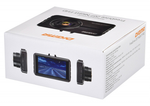 Видеорегистратор Digma FreeDrive 207 Night FHD черный 2Mpix 1080x1920 1080p 150гр. GP2247 фото 3