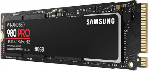 Накопитель SSD Samsung PCIe 4.0 x4 500GB MZ-V8P500BW 980 PRO M.2 2280 фото 3
