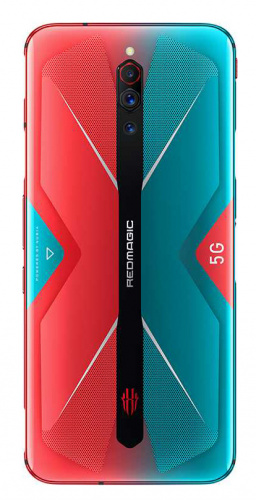 Смартфон Nubia Red Magic 5G 256Gb 12Gb красный/голубой моноблок 3G 4G 2Sim 6.65" 1080x2340 Android 10 64Mpix 802.11 a/b/g/n/ac/ax NFC GPS GSM900/1800 GSM1900 TouchSc MP3 A-GPS фото 4