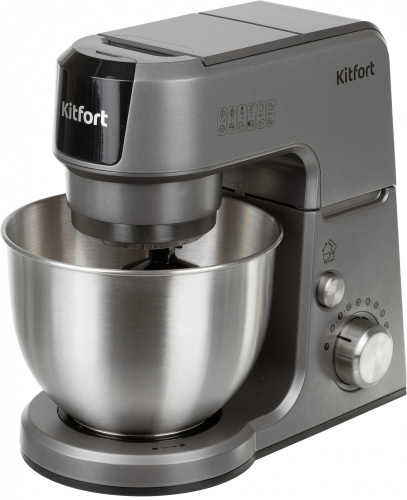Кухонная машина Kitfort KT-1366-2 планетар.вращ. 1000Вт серый фото 2