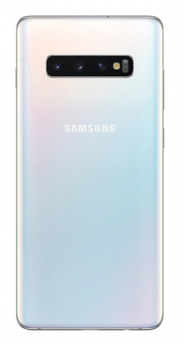 Смартфон Samsung SM-G975F Galaxy S10+ 128Gb 8Gb белый/перламутр моноблок 3G 4G 2Sim 6.4" 1440x2960 Android 9 16Mpix WiFi NFC GPS GSM900/1800 GSM1900 Ptotect MP3 microSD max512Gb фото 2