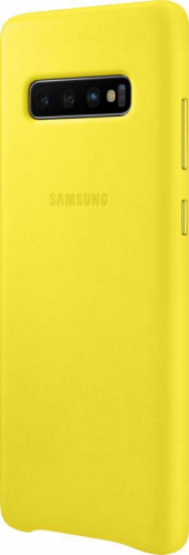 Чехол (клип-кейс) Samsung для Samsung Galaxy S10+ Leather Cover желтый (EF-VG975LYEGRU) фото 4
