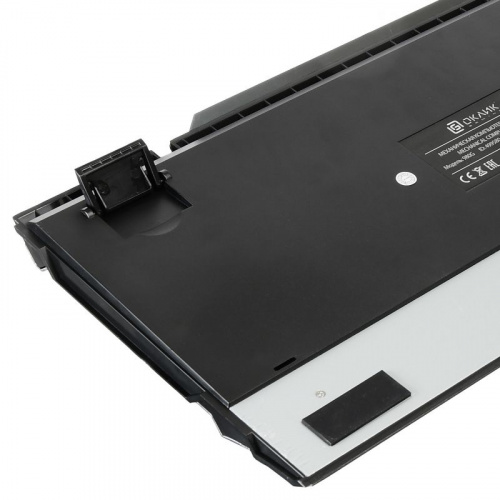 Клавиатура Оклик 980G HUMMER механическая серебристый/черный USB for gamer LED (подставка для запястий) (499580) фото 6