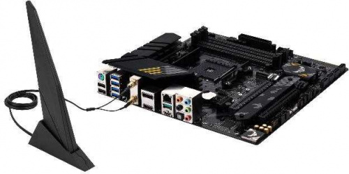 Материнская плата Asus TUF GAMING B550M-PLUS (WI-FI) Soc-AM4 AMD B550 4xDDR4 mATX AC`97 8ch(7.1) 2.5Gg RAID+HDMI+DP фото 4