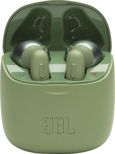 Гарнитура вкладыши JBL T220 TWS зеленый беспроводные bluetooth в ушной раковине (JBLT220TWSGRN) фото 2