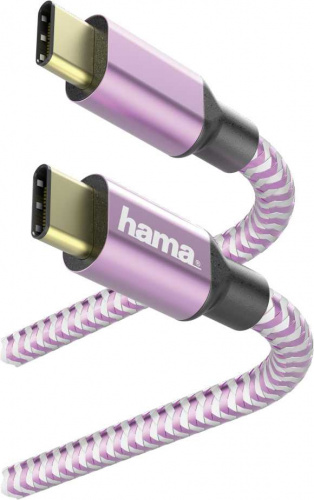 Кабель Hama 00187204 USB Type-C (m) USB Type-C (m) 1.5м фиолетовый фото 2