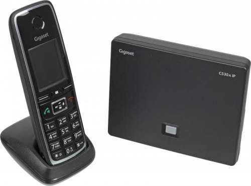 Телефон IP Gigaset C530A IP System RUS черный (S30852-H2526-S301) фото 2