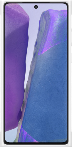 Чехол (клип-кейс) Samsung для Samsung Galaxy Note 20 Clear Protective Cover белый (EF-GN980CWEGRU) фото 2