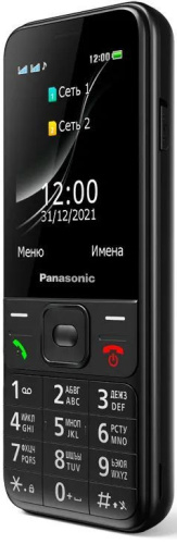 Мобильный телефон Panasonic TF200 32Mb черный моноблок 2Sim 2.4" 240x320 0.3Mpix GSM900/1800 MP3 FM microSD max32Gb фото 2