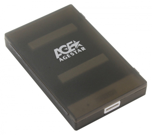 Внешний корпус для HDD/SSD AgeStar 3UBCP1-6G SATA USB3.0 пластик черный 2.5" фото 4