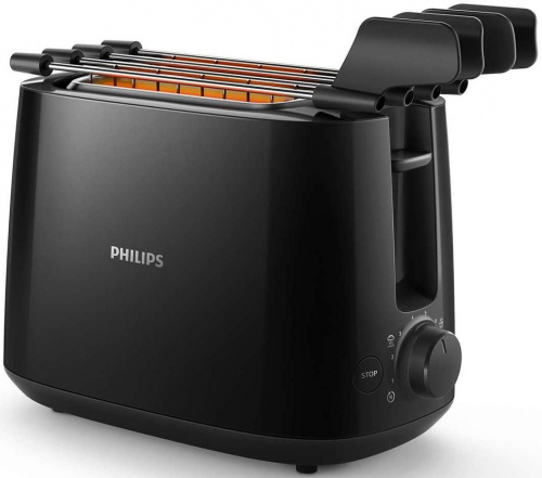 Тостер Philips HD2583/90 600Вт черный
