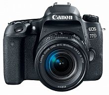 Зеркальный Фотоаппарат Canon EOS 77D черный 24.2Mpix EF-S 18-55mm f/4-5.6 IS STM 3" 1080p Full HD SDXC Li-ion