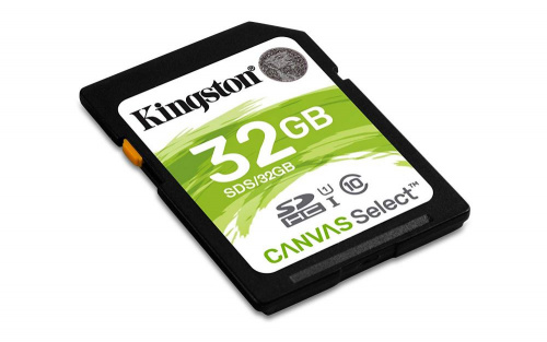 Флеш карта SDHC 32Gb Class10 Kingston SDS/32GB Canvas Select w/o adapter фото 2