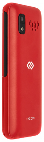 Мобильный телефон Digma C171 Linx 32Mb красный моноблок 2Sim 1.77" 128x160 0.08Mpix GSM900/1800 FM microSD max16Gb фото 4