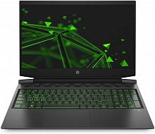 Ноутбук HP Pavilion Gaming 16-a0018ur Core i5 10300H/16Gb/1Tb/SSD256Gb/NVIDIA GeForce GTX 1650 4Gb/16.1"/IPS/FHD (1920x1080)/Free DOS/black/green/WiFi/BT/Cam