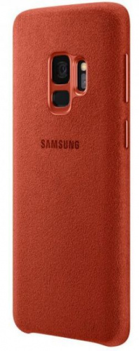 Чехол (клип-кейс) Samsung для Samsung Galaxy S9 Alcantara красный (EF-XG960AREGRU) фото 2