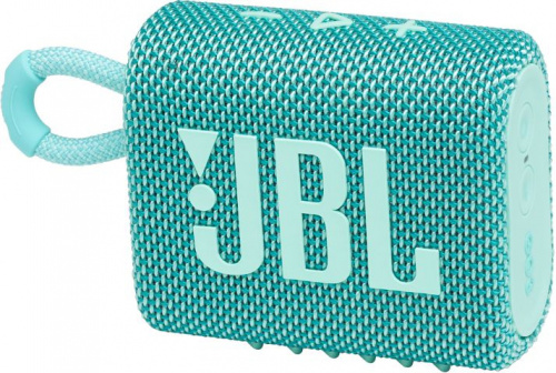 Колонка порт. JBL GO 3 бирюзовый 4.2W 1.0 BT (JBLGO3TEAL) фото 2