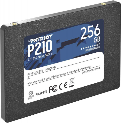 Накопитель SSD Patriot SATA-III 256GB P210S256G25 P210 2.5" фото 3