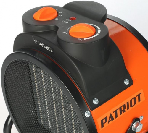 Тепловая пушка электрическая Patriot PTR 5S 3000Вт оранжевый фото 7