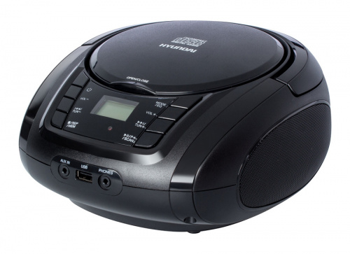 Аудиомагнитола Hyundai H-PCD320 черный 4Вт/CD/CDRW/MP3/FM(dig)/USB/BT/SD/MMC/microSD фото 7