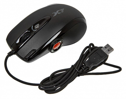 Мышь A4 X-755BK черный оптическая (2000dpi) USB (9but) фото 7