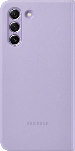Чехол (флип-кейс) Samsung для Samsung Galaxy S21 FE Smart Clear View Cover фиолетовый (EF-ZG990CVEGRU) фото 3
