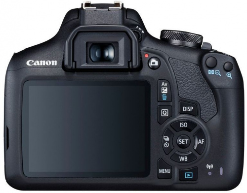 Зеркальный Фотоаппарат Canon EOS 2000D черный 24.1Mpix 18-55mm f/3.5-5.6 III 3" 1080p Full HD SDXC Li-ion (с объективом) фото 5