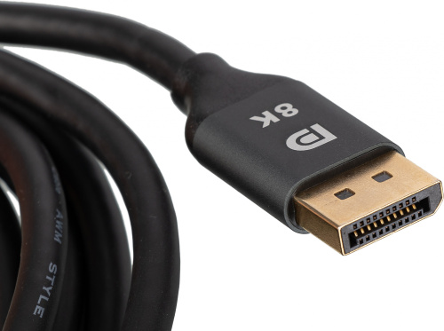 Кабель Ultra HD ver1.4 DisplayPort (m) DisplayPort (m) 3м черный пакет фото 3