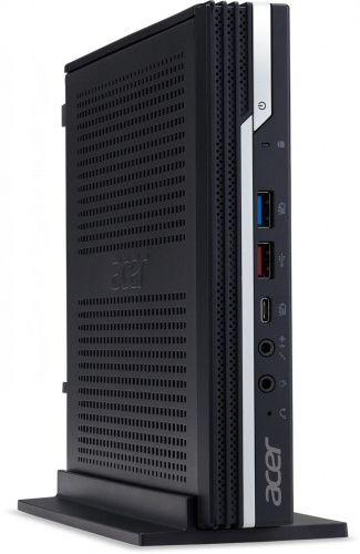 Неттоп Acer Veriton N4670G P G6400 (4)/8Gb/SSD256Gb/UHDG 610/Windows 10 Professional/GbitEth/90W/клавиатура/мышь/черный