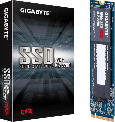 Накопитель SSD Gigabyte PCI-E 3.0 128Gb GP-GSM2NE3128GNTD NVMe M.2 2280 фото 2