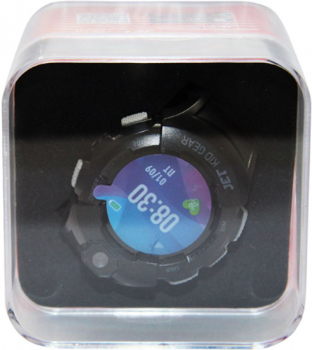 Смарт-часы Jet Kid Gear 50мм 1.44" TFT черный (GEAR GREY+BLACK) фото 5
