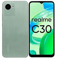 Смартфон Realme C30 64Gb 4Gb зеленый моноблок 3G 4G 6.5" 720x1600 Android 11 8Mpix 802.11 b/g/n GPS GSM900/1800 GSM1900 TouchSc
