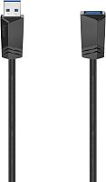 Кабель-удлинитель Hama H-200628 USB 3.0 A(m) USB 3.0 A(f) 1.5м (00200628) черный