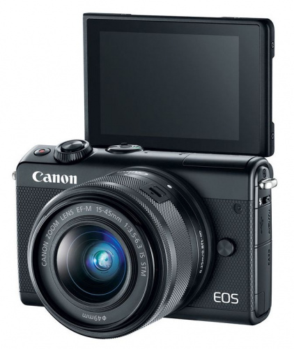 Фотоаппарат Canon EOS M100 черный 24.2Mpix 3" 1080p WiFi 15-45 IS STM LP-E12 фото 7